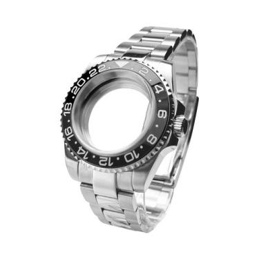 Imagem de Caixa De Relógio De Mergulho À Prova d'Água De 40mm Com Bezel Preto, V