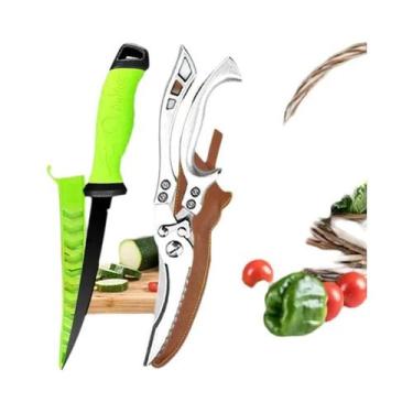 Imagem de Conjunto De Facas De Cozinha Em Aço Inoxidável Ultra Afiadas, Ferramen