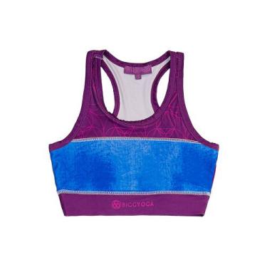 Imagem de Top Esportivo Feminino Karma BiggYoga BiggDesign, Multicolorido, P