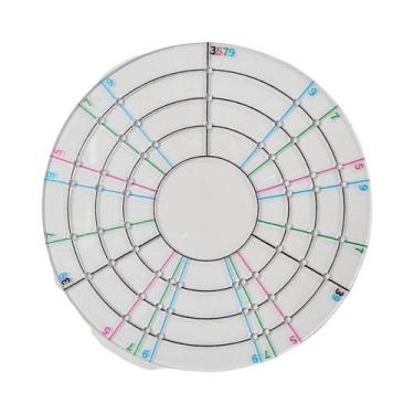Imagem de Régua De Cerâmica 360 Graus Multifuncional Para Desenho E Medição, Div