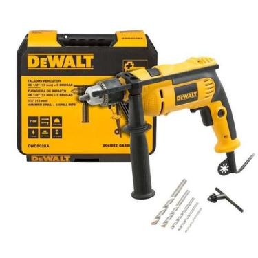 Imagem de Furadeira de Impacto 1/2 220V 750W C/ 5 Brocas DWD502KA Dewalt, 220V