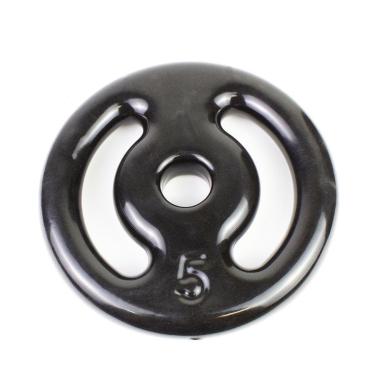 Imagem de Anilha 05kg Vazado Emborrachado-Unissex