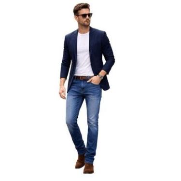 Imagem de Calça Masculina Casual Slim Premium Max Denim 12011 Jeans-Masculino