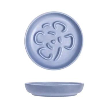 Imagem de Tigela Redonda Antiderramamento Para Cães E Gatos Em Formato De Trevo 