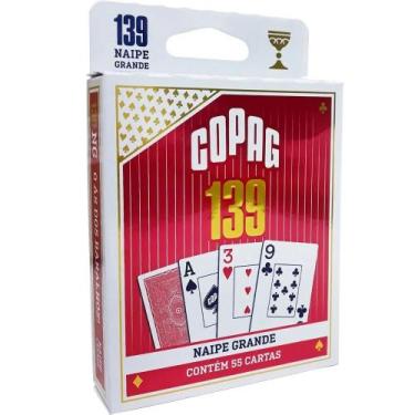 Imagem de Baralho Copag 139 Naipe 55 Tradicional Cartas Premium Grande Convencio