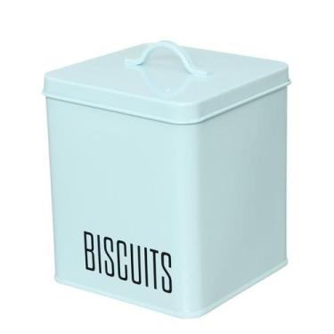 Imagem de Pote Porta Biscoito Silky Em Aço Galvanizado Com Tampa 3,1L - Haüskraf