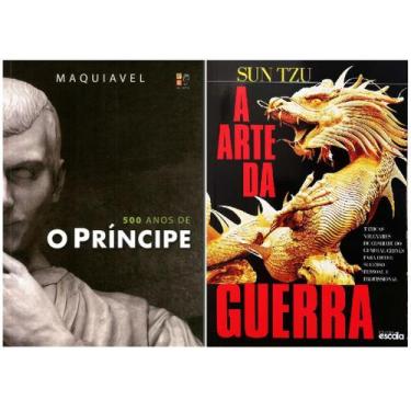 Imagem de Kit c/ 2 livros - a arte da guerra e o principe - maquiavel e sun tzu 