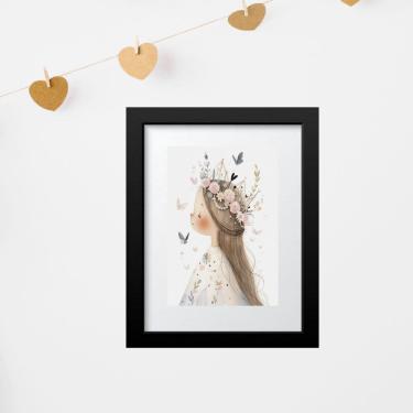 Imagem de Quadro Infantil Grande Princesinha - 60x48cm