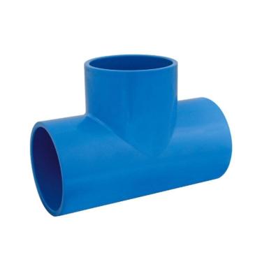 Imagem de Tê Soldável 50 mm Liso para Irrigação em PVC com Alta Durabilidade Viqua
