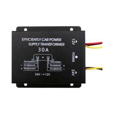 Imagem de Conversor De Tensão Automotivo 24V Para 12V 10A 15A 20A 30A Módulo Ada