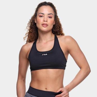Imagem de Top Fila Essential Nadador Feminino, Preto, P