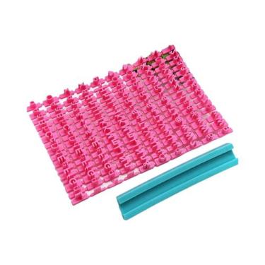 Imagem de Molde De Cerâmica Para Estampar Alfabeto E Números, Ferramenta DIY Par