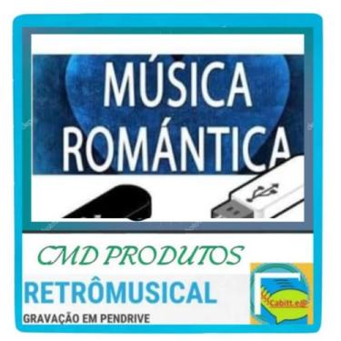 Imagem de Pen drive 8gb com Músicas = Românticas (Nac. e Intern.) - Anos: 70's á