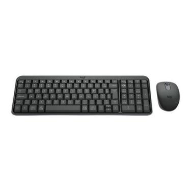 Imagem de Kit Teclado e Mouse Logitech MK250, ABNT2, Bluetooth, Preto, 920-01351