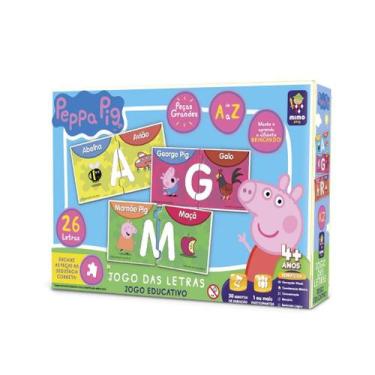 Imagem de Jogo Educativo Peppa-Pig Jogo das Letras - Mimo Brinquedos 