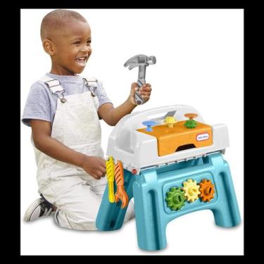 Imagem de Bancada Infantil Ferramentas Oficina Marceneiro Little Tikes