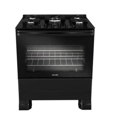 Imagem de Fogao MFV5BF 5bcs 610001555 Mueller, Preto fosco, Bivolt