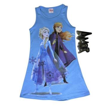 Imagem de Vestido Verão Disney Yssu Frozen Elsa e Anna, 8