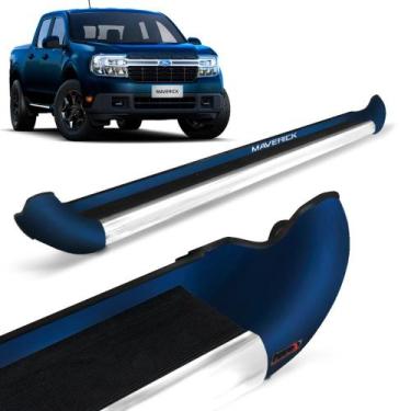 Imagem de Estribo Lateral Maverick 2022 2023 Personalizado Azul Lyse