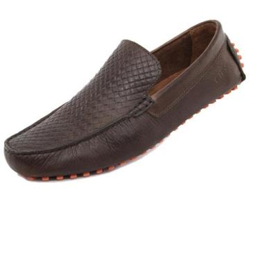 Imagem de Mocassim Polo City Casual em Couro Masculino, Ref.3393, Tam. 41