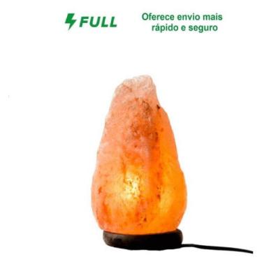 Imagem de Luminária Sal Grosso Himalaia Escolha o Volts 32 Cm - Loja da Índia , 
