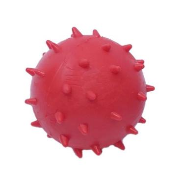 Imagem de Brinquedo Furacão Pet Bola Mamona 60mm - para Cachorro, Vermelho