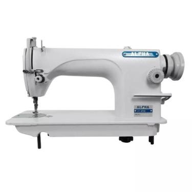 Imagem de Maquina De Costura Industrial Reta Com Mesa E Motor Pesada - Alpha, Bi