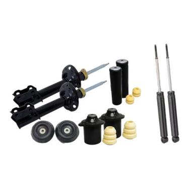 Imagem de Kit 4 Amortecedor Agile 2010/2014 c/Kit Batente Coxim - COFAP