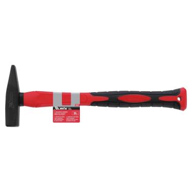 Imagem de Martelo Pena 300g 103679 Aço Carbono Forjado Cabo Fibra de Vidro Vermelho para Trabalhos com Metais MTX