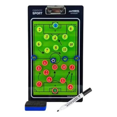 Imagem de Prancheta Tática Magnética Para Futebol Com Caneta Campo - Convoy Spor