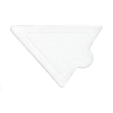 Imagem de 25 Base Laminada para Doces Triangular Fatia Nº6 Premium - AAZ, Branco