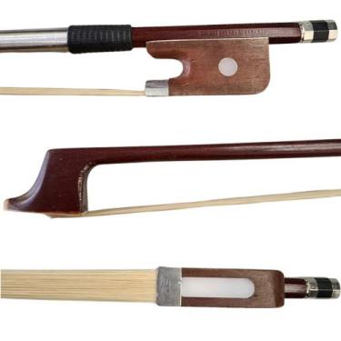 Imagem de Arco Para Violoncelo 3/4 Marinos Madeira Maçaranduba Crina Animal Talã