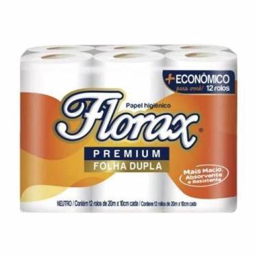 Imagem de Papel Higienico Florax Premium 20m Folha