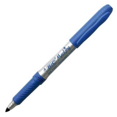 Imagem de Pincel marcador permanente Marking Azul 971139 - Bic