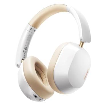Imagem de UGREEN Fones de Ouvido Sem Fio com Diadema, Bluetooth 5.4 com Cancelamento Ativo de Ruído (ANC), Som de Alta Resolução, 75h de Reprodução, Conexão com 2 Dispositivos, Compatíveis com iPhone 16, Creme