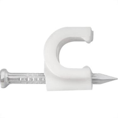 Imagem de Grampo Fixa Fio Tipo Garra Sfor Coaxial 10Mm 100Pecas 441 - Sforplast