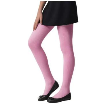 Imagem de Meia Calça Canelada Fio 70 Infantil Selene 9500.002, Rosa, M