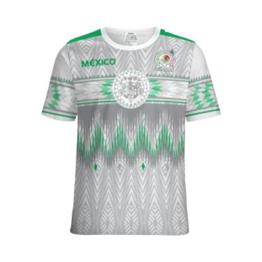 Imagem de Camisa De Futebol Masculina Respirável Do México, Estilo Da Seleção Na