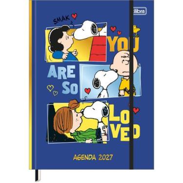 Imagem de Agenda Costurada Diária 176 x 239 cm Snoopy 2027 Sortido