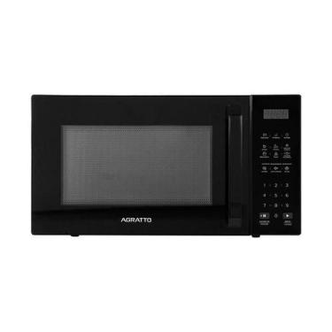 Imagem de MicroOndas Agratto AMIC01N01 32L 127V 1400W Painel Digital, Preto, 110