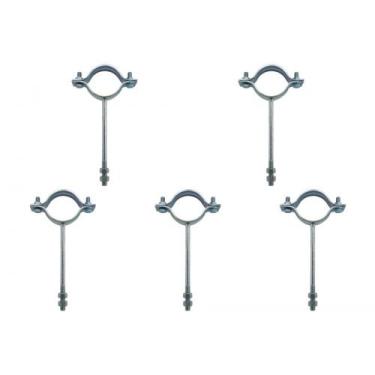Imagem de Kit C/5 - Para-Raio Suporte Para Tubo Protecao 1.1/2''Ros... - Raycon