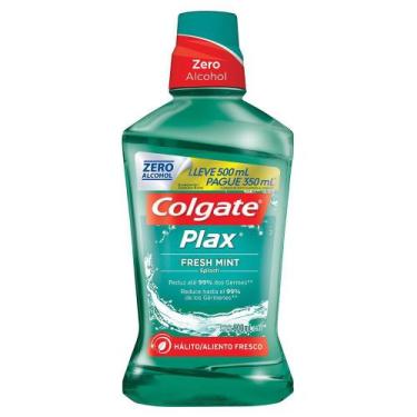 Imagem de Solução Bucal Colgate Plax Fresh Mint Sem Álcool Antisséptico 500ml