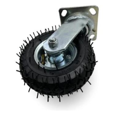 Imagem de Rodízio Giratório Pneumático 6x2 Com Rolamento Placa 150kg Boartyre Ca