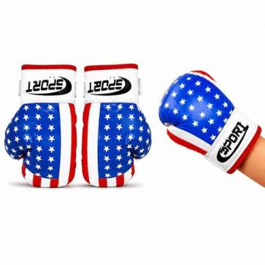 Imagem de Par De Luvas Esportivas Premium Estados Unidos Boxe Infantil - ArkToys