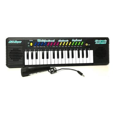 Imagem de Teclado Infantil Musical 32 Teclas Keys Com Microfone Piano