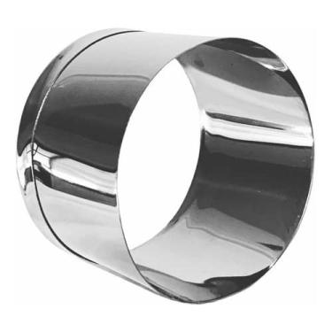 Imagem de Nobre Utensilios Aro Cortador Redondo 6x5 Cm Inox, Cortador de Massas e Biscoitos, 1 Unidade