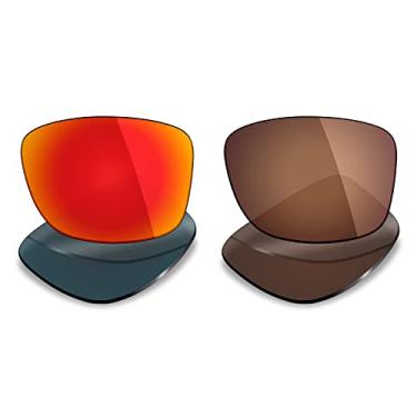 Imagem de Mryok 2 pares de lentes polarizadas de substituição para óculos de sol Oakley Jupiter Squared – Opções