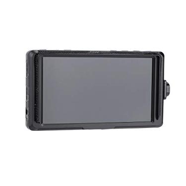 Imagem de 01 02 015 Monitor de câmera de 5 polegadas, tela em tempo real, multifuncional, fácil instalação, braço inclinado, monitor de vídeo para DSLR