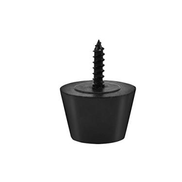 Imagem de Pés de borracha, 8 peças 30 x 20 mm Almofada de borracha de substituição durável com parafusos correspondentes, para alto-falante de alta fio, guitarra, amplificador, subwoofer de carro, resistência a rachaduras, sem distorção