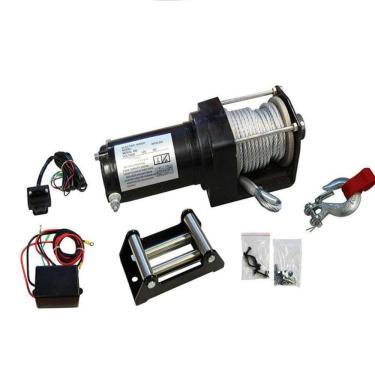 Imagem de Guincho Elétrico 12V  com Cabo de Aço 3000LBS 3382 BREMEN